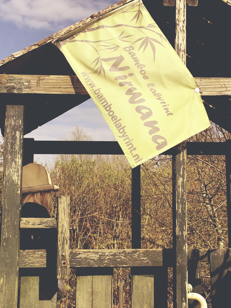 Speelhuisje met glijbaan